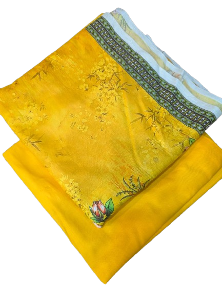 Linen (Tea Rose) Print 2p suit - pc-6304